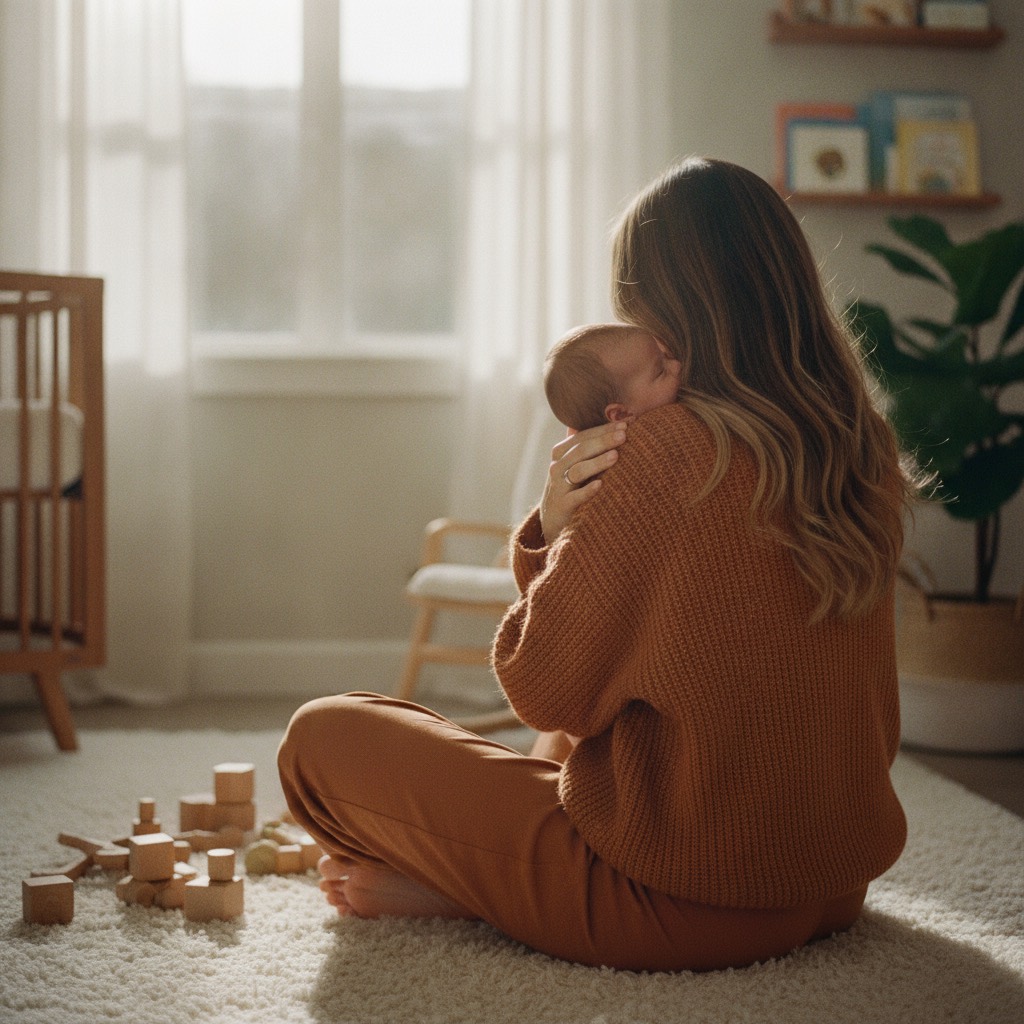 How to Beat Mom Burnout When You Have Zero Free Time (From a Mama in the Trenches) — illustration