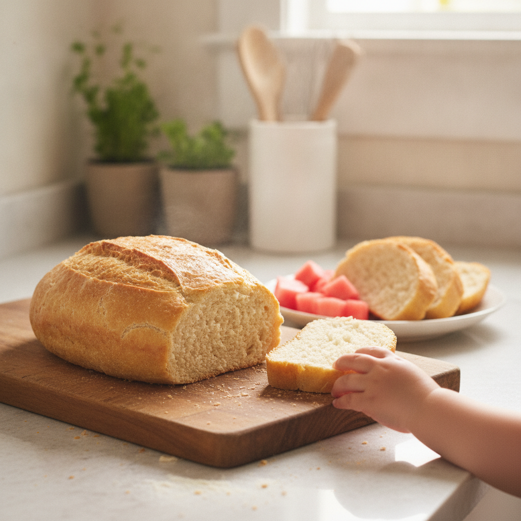 Simple No-Yeast Homemade Sandwich Bread Any Busy Mom Can Bake for School Lunches
