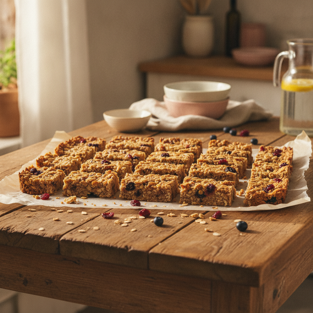 20-Minute Scratch Snack Bars That Actually Hold Up in a 4-Year-Old's Lunchbox — illustration